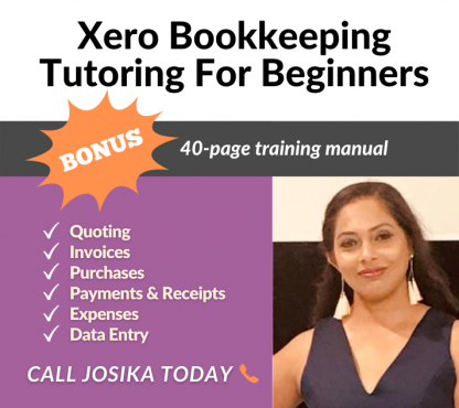 Xero Bookkeeping Tutoring For Beginners - Josika (Xero training in Blacktown, Parramatta, Mt Druitt, Penrith)