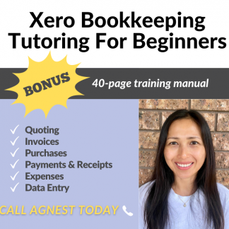 Xero Bookkeeping Training and Tutoring For Beginners - Agnest (Newcastle & Maitland NSW)